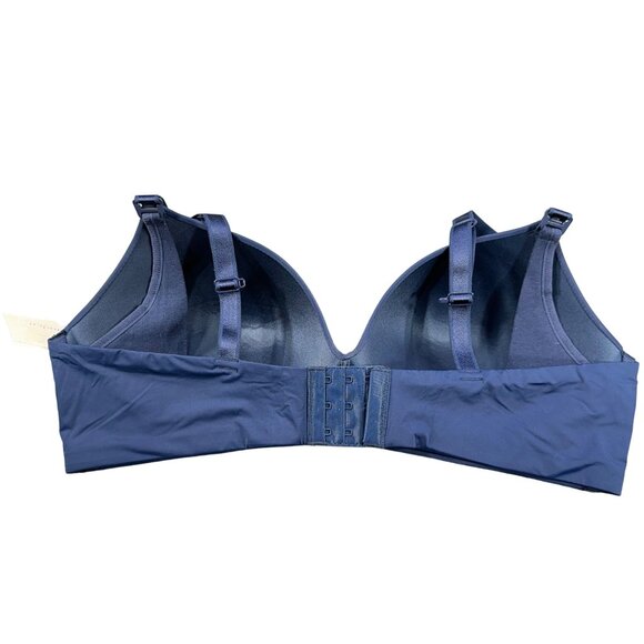 Auden Women's Sz 40D Nursing Bra Lightly Lined Wireless Two Way Straps Blue New - Picture 2 of 14